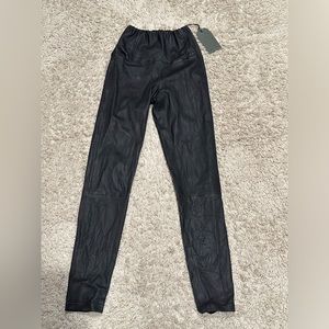 NWT ALLSAINTS women’s Cora leather leggings